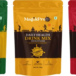 magikpro 3 Pack Chocolate Nutrition Drink Mix with Jaggery, Rajgira, Nuts & Superfoods-picture-30