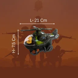 asian Black Hawk Style Helicopter Toys For Kids, Bump and Go Action-picture-38