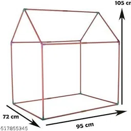 akshar toyz Tent house toys for boys and girls (Big size) (Multicolor) image 4