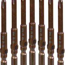 digital craft 7pc 5x60x4mm Heavy Duty Magnetic Screwdriver Bits – Electric Drill & Screwdriver Set for DIY, Woodworking & Repair Tasks Screwdriver Bit Set-picture-36