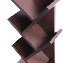 mahaakaay Criss Tree Desk Organisor | Space Saving Books Holder in Office | Engineered Wood Open Book Shelf image 3