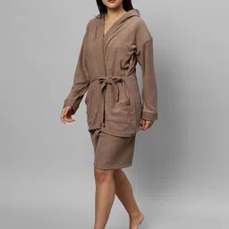 lacylook Brown Large Bath Robe image 4