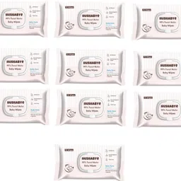 hushabye 99% Purest Water ,PH Balance Wet Wipes Pack of 10-picture-40