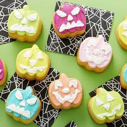 hussaini mart Silicone Fondant & Gum paste Mould Skytail Halloween Pumpkin Ghost Haunted House Silicone Mould for Making Chocolate Mousse Cake Pudding Jelly Ice Cube Tray Candy Cookies Dessert Baking Mold (Pack of 2) image 4