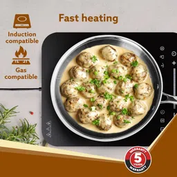 green root SteelPro Honeycomb Pan Tadka Pan 24 cm diameter 1 L capacity image 5