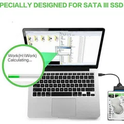 LipiWorld USB Type C Cable 0.5 m Type C to SATA USB 3.1 Converter Adapter Cable for 2.5" Hard Disk Drive HDD SSD image 4