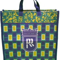 double r bags Eco-Friendly, Washable & Foldable Reusable Bags Pack of 6 Grocery Bags image 3