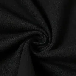 relva Women Printed Round Neck Cotton Blend Black T-Shirt image 3