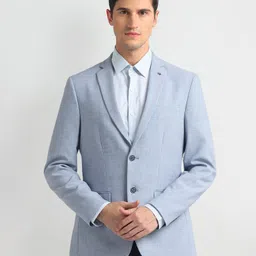 arrow Men Solid Single Breasted Formal Blazer image 5