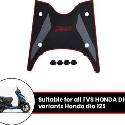 grandbiker Rubber Foot Mat Compatible with Dio BS6 (Black) Honda Dio Two Wheeler Mat-picture-12