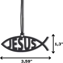 feelon Jesu Name Dream Catcher Car Mirror Hanging Car Hanging Ornament (Pack of 1) Car Hanging Ornament image 5