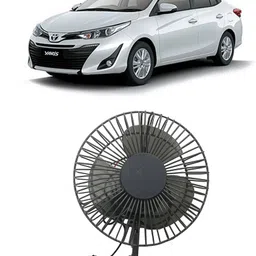 yuneik 12 Volt 6" Fan for Car, Jeep,Truck,Auto, Caravan, Boat, Buses Y602 Car Interior Fan image 1