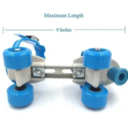 spocco Unisex Roller Skate 4-12 Year kids Adjustable 4 Wheels Inline Skating Shoes_07 In-line Skates - Size 4-12 UK image 3