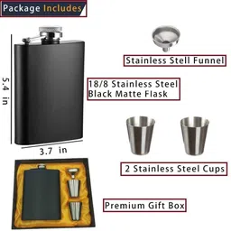 redvant Stainless steel Hip Flask image 4