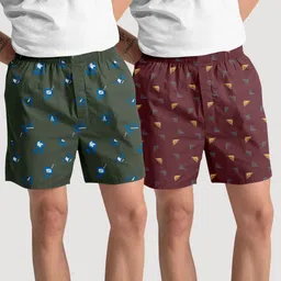 shreefab Pack of 2 Printed Women Boxer-picture-16