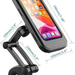 natrisuper Waterproof Bike Mobile Holder for Handlebar Bike Mobile Holder image 3