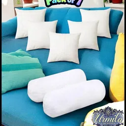 urmila creation Microfibre Bolster Pack of 7 Stripes 2 Bolester 5 Cushion-picture-21