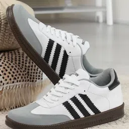 xedow White Trending Stylish Sport Running Walking Gym Casual Shoes Sneakers For Men image 2