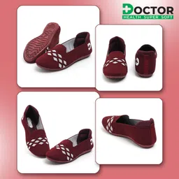 doctor health super soft Newly Launch | Classic Ultra Soft | Memory Foam | Comfortable|Stylish|Trendy Bellies For Women image 3
