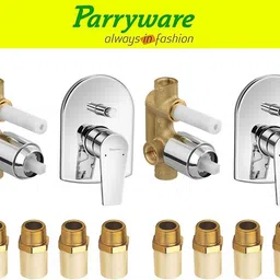 parryware Praseo concealed Diverter Body , Upper Part MTA 8 pic set of 2 pic 311 Faucet Set-picture-17