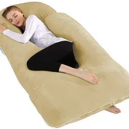 keshav pharma J Shape Microfibre Solid Pregnancy Pillow Pack of 1-picture-20