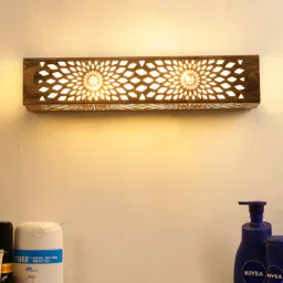 Danica Metal Flush Mount Wall Light (Gold)-image-8