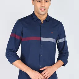 peter england Men Regular Fit Striped Casual Shirt-picture-21