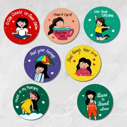 phirki Girls Motivation Fridge Magnets for Home, Cafe, Kitchen & Office Decoration Door Magnet Pack of 3-picture-12