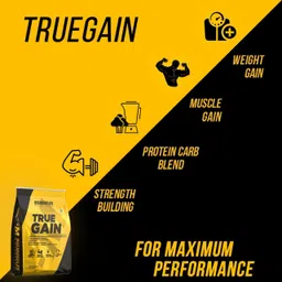 bigmuscles nutrition True Gain Lean Whey Protein Muscle Mass Gainer, 3g Creatine, 1000 Kcal Per Serv. Weight Gainers/Mass Gainers image 4