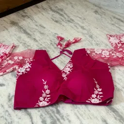 smriti handloom V-Neck Women Blouse-picture-11