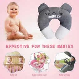 surajkids Cotton Baby Pillow Pack of 1 Solid image 2