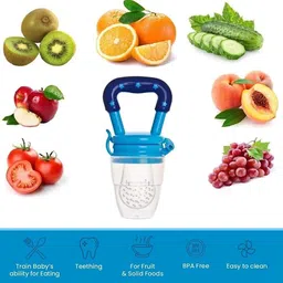 hope quay Silicone Baby Teething Feeder Pacifier Nibbler for Vegetables & fruit Teether and Feeder image 4
