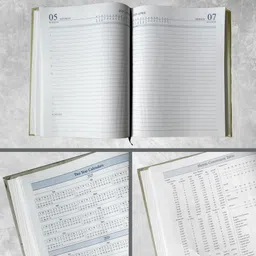 tulman Hard Bound Diary with Executive Planner Organiser personal,Office, Regular Diary Regular Notebook Ruled 365 Pages image 4