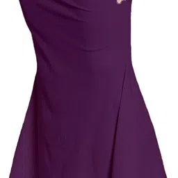 Chandan Tex Fab CTF-P-Dark Purple Lycra Blend Petticoat image 3