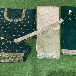 immy Self Design Semi Stitched Lehenga Choli image 4