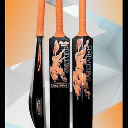 In The Zone Orange Sticker Orange Grip Black Plastic Cricket Bat_B82-WP159_PK167 PVC/Plastic Cricket Bat For 9 - 11 Yrs-image-71