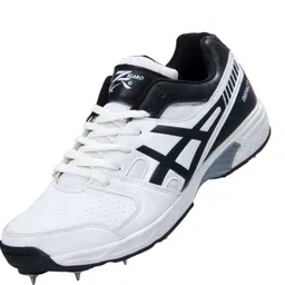 zigaro IMPACT WHITE FULL SPIKES Cricket Shoes For Men image 4