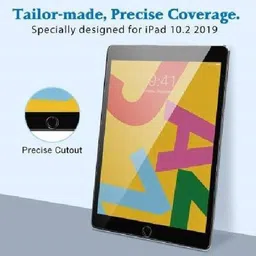 Mersal Edge To Edge Tempered Glass for Apple iPad 7th Gen 10.2 inch image 3