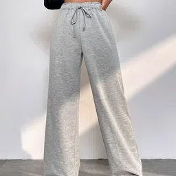 stockton Women Solid Grey Track Pants image 3