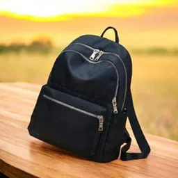 beggoniyaa Small 15 L Backpack Lightweight Premium Black Backpack For College Office-picture-10