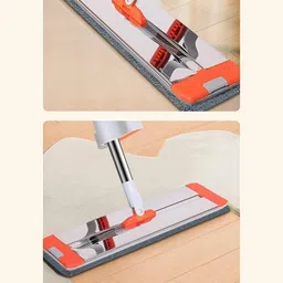 widria Flat Microfiber Mop for Floor Cleaning,Fully stainless steel & microfiber Refil Wet & Dry Mop image 2