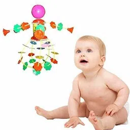rosefair Rattles for Little Babies 4 Cute Toys with Musical Merry Go Round Toy Rattle image 3