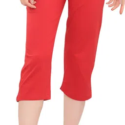 zebu Women Red Capri-picture-17