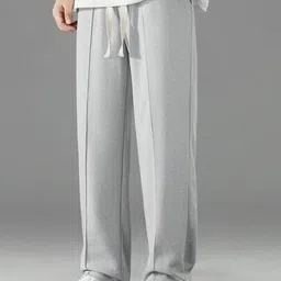 stockton Men Solid Grey Track Pants image 1