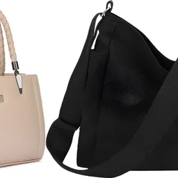 trendycraft Women Multicolor, Black Satchel-picture-42