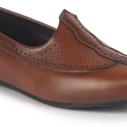 fausto Breathable Traditional Wedding Slip On Ethnic Juttis|Party Slip On Evening Shoes Mojaris For Men image 3