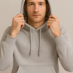 apraa & parma Men Full Sleeve Solid Hooded Sweatshirt image 4