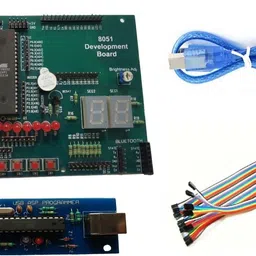 embeddinator 8051 Microcontroller Development Board With USB Programmer & 40-Pins Wires Combo Micro Controller Board Electronic Hobby Kit-picture-21