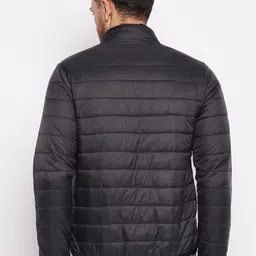 duke Men Solid Bomber Jacket image 2