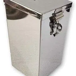 ginoset ,Coin Box/Piggy Bank/Gullak/Donation/ Suggestion Box Size -7.5 Inch Cash Box-picture-13